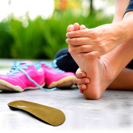 FootActive Metatarsalgia 3/4 Length Premium Orthopedic Insoles