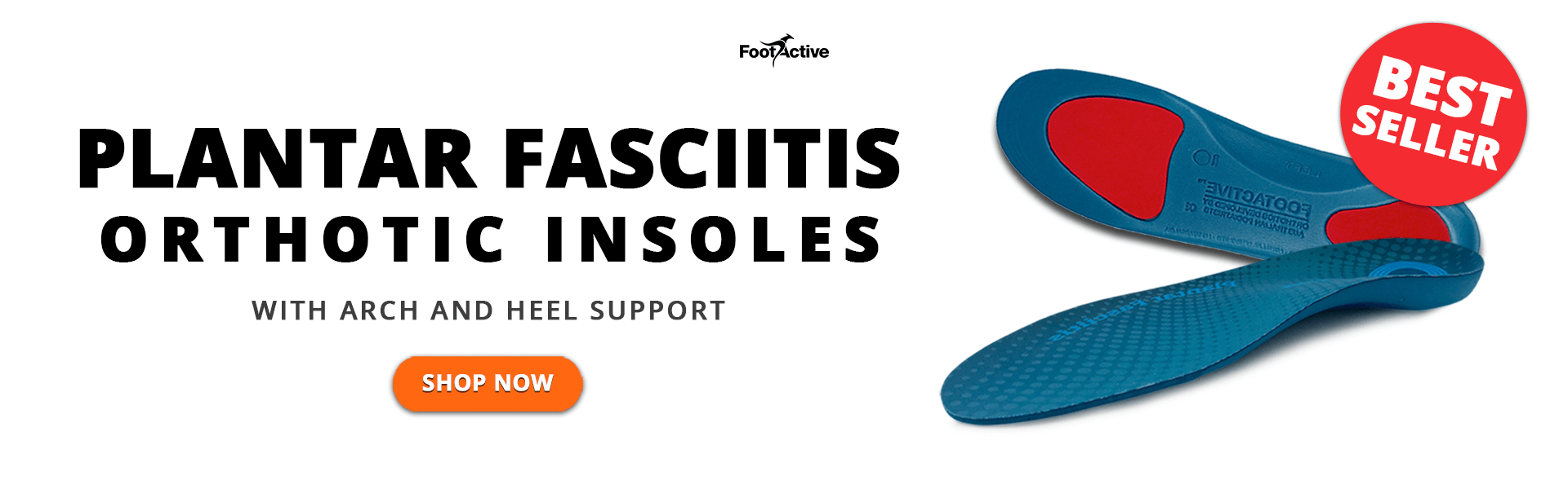 Premium Shoe Inserts Orthotic Insoles FootActive
